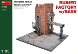 Miniart 1:35 - Ruined Factory w/ Base